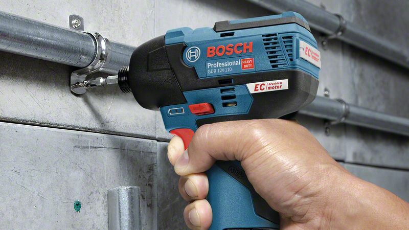 Bosch GDR 12V-110 12V Li-Ion Accu Slagschroevendraaier Body - Koolborstelloos - Detailed view of the product