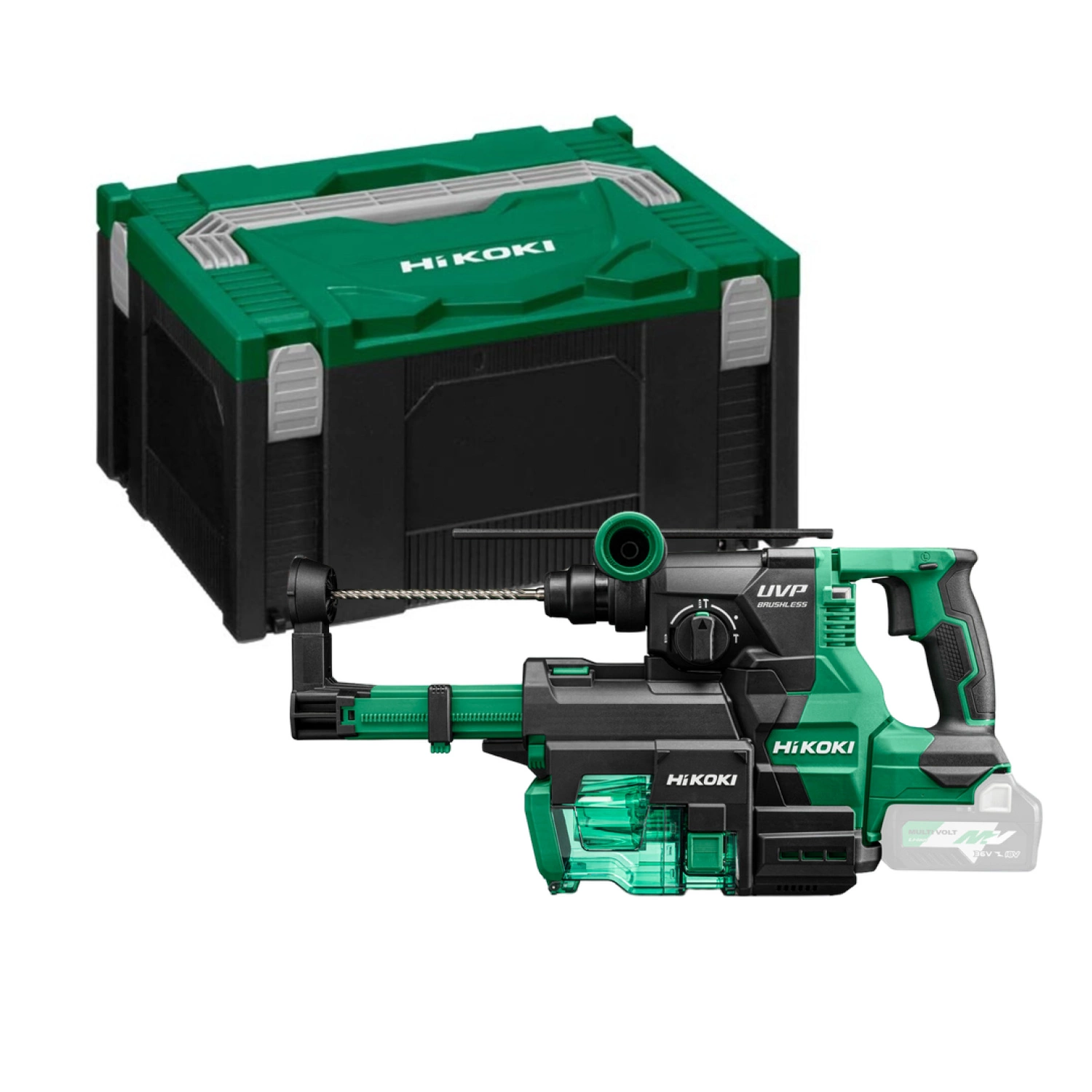 HiKOKI DH1826DAW3Z 18V Li-ion Accu SDS-PLUS Boor-/breekhamer Body In HSC III Koffer - 3,2J