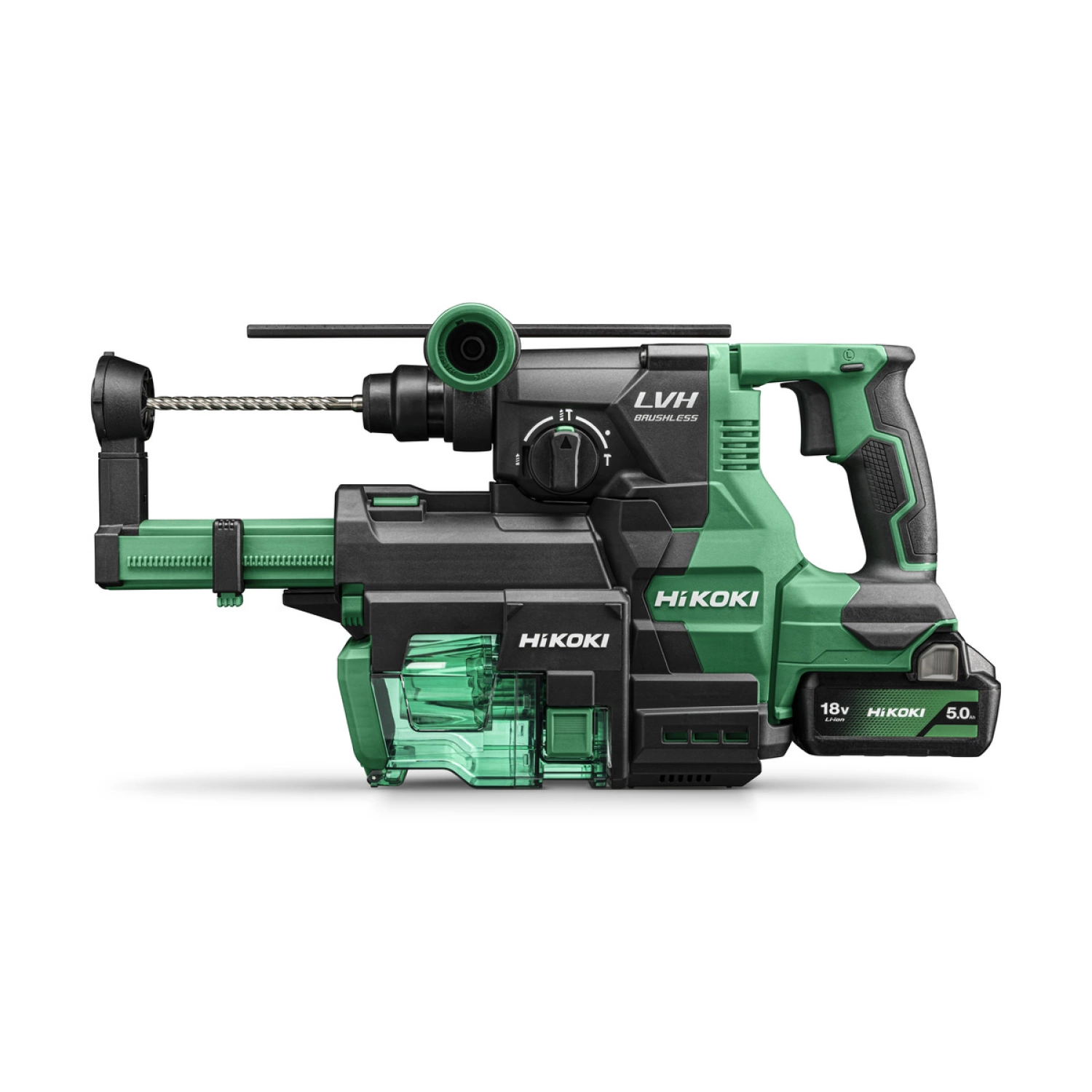 HiKOKI DH1826DAW3Z 18V Li-ion Accu SDS-PLUS Boor-/breekhamer Body In HSC III Koffer - 3,2J thumbnail 3