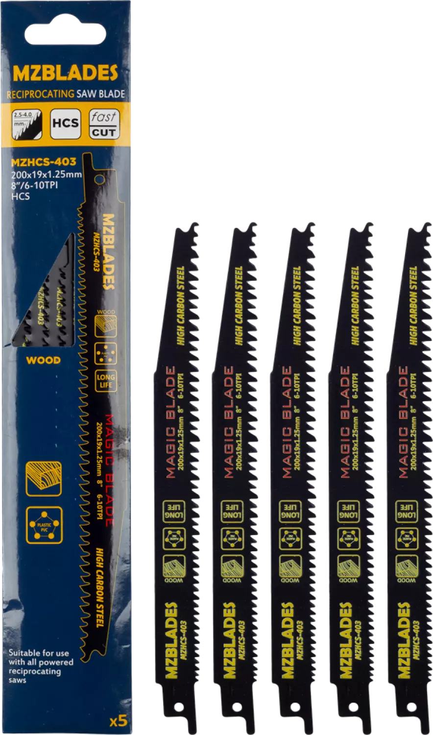 Multizaag MZHCS-403 Reciprozaagblad Hout - 5 Stuks thumbnail 2