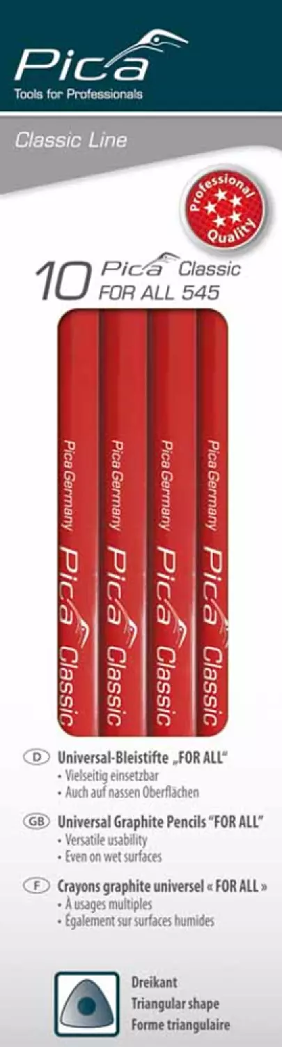Pica 545/24 Classic Universeel Potlood - 230mm - Grafiet (10st.)