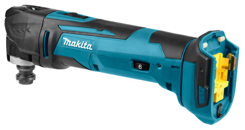 Makita DTM51RT1J3 18V Li-Ion Accu Multitool Set (1x 5.0Ah Accu) + 41 Delige Accessoireset In Mbox - Snelwissel - Detailed view of the product