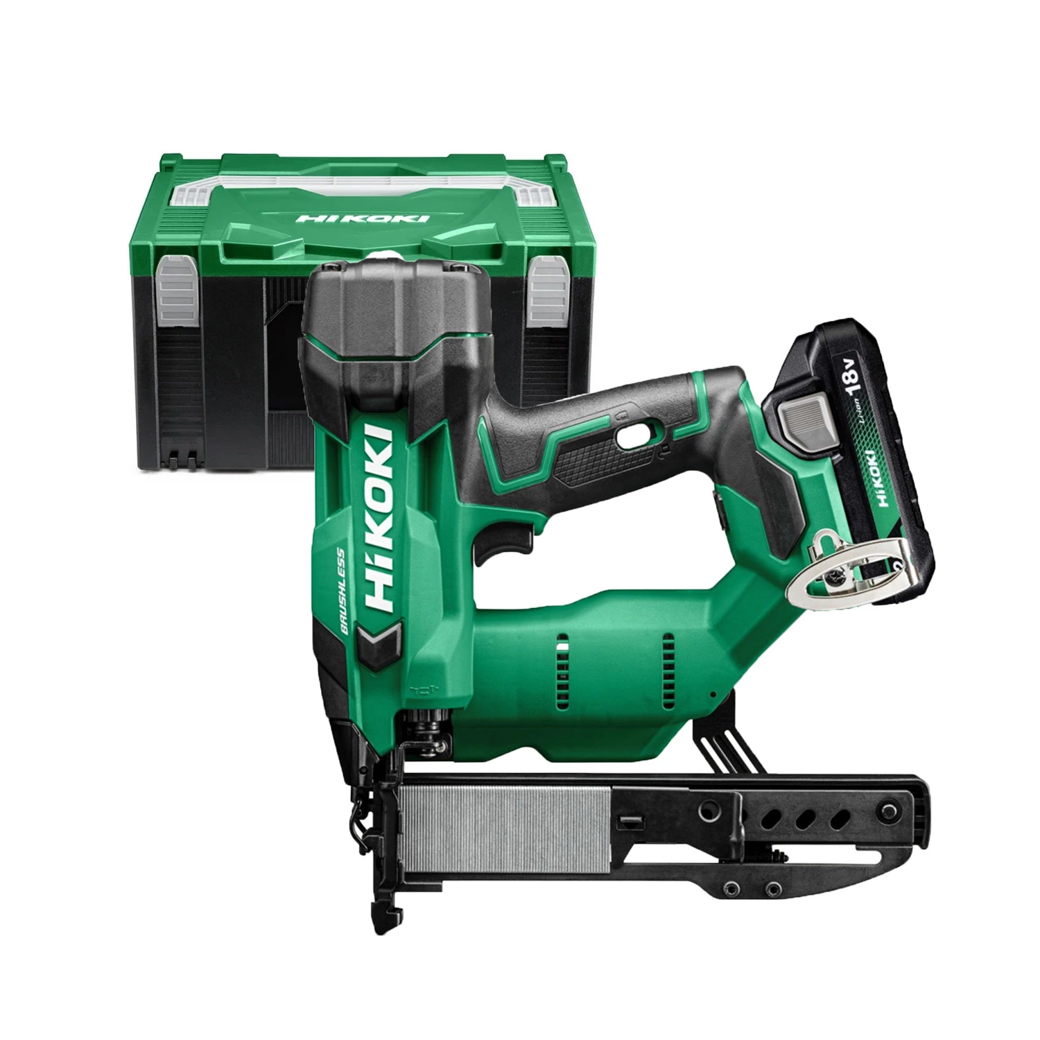 HiKOKI N1804DAWXZ 18V Li-ion Accu Nietmachine Set (2x 2.0Ah Accu) In HSC III - 13-40mm