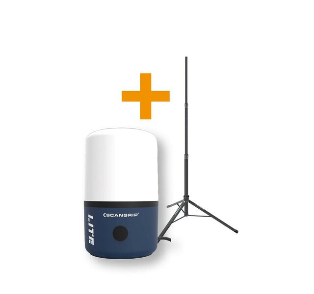 Scangrip 49.0441 Set Area Lite CO Met Statief 2 Meter - 6000 Lm afbeelding