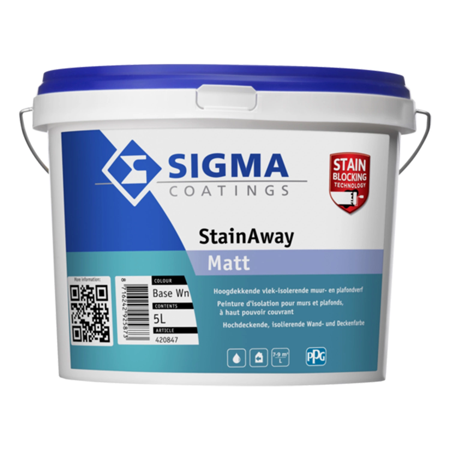 Sigma Stainaway - Op Kleur Gemengd - 5 L