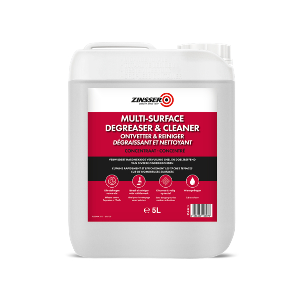 Zinsser Multi-Surface Ontvetter&Reiniger Concentraat 5L afbeelding