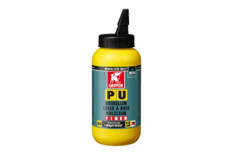 Griffon Professional 6313556 Konstruktie Bruislijm D4 - Bruin (Transparant) - Flacon - 750gr