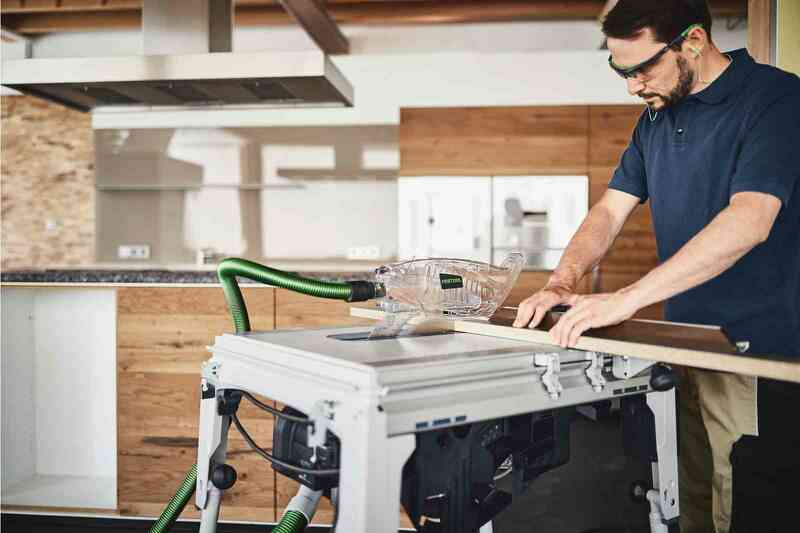 Festool TKS 80 EBS Zaagtafel - 2200W - 254mm - Detailed view of the product