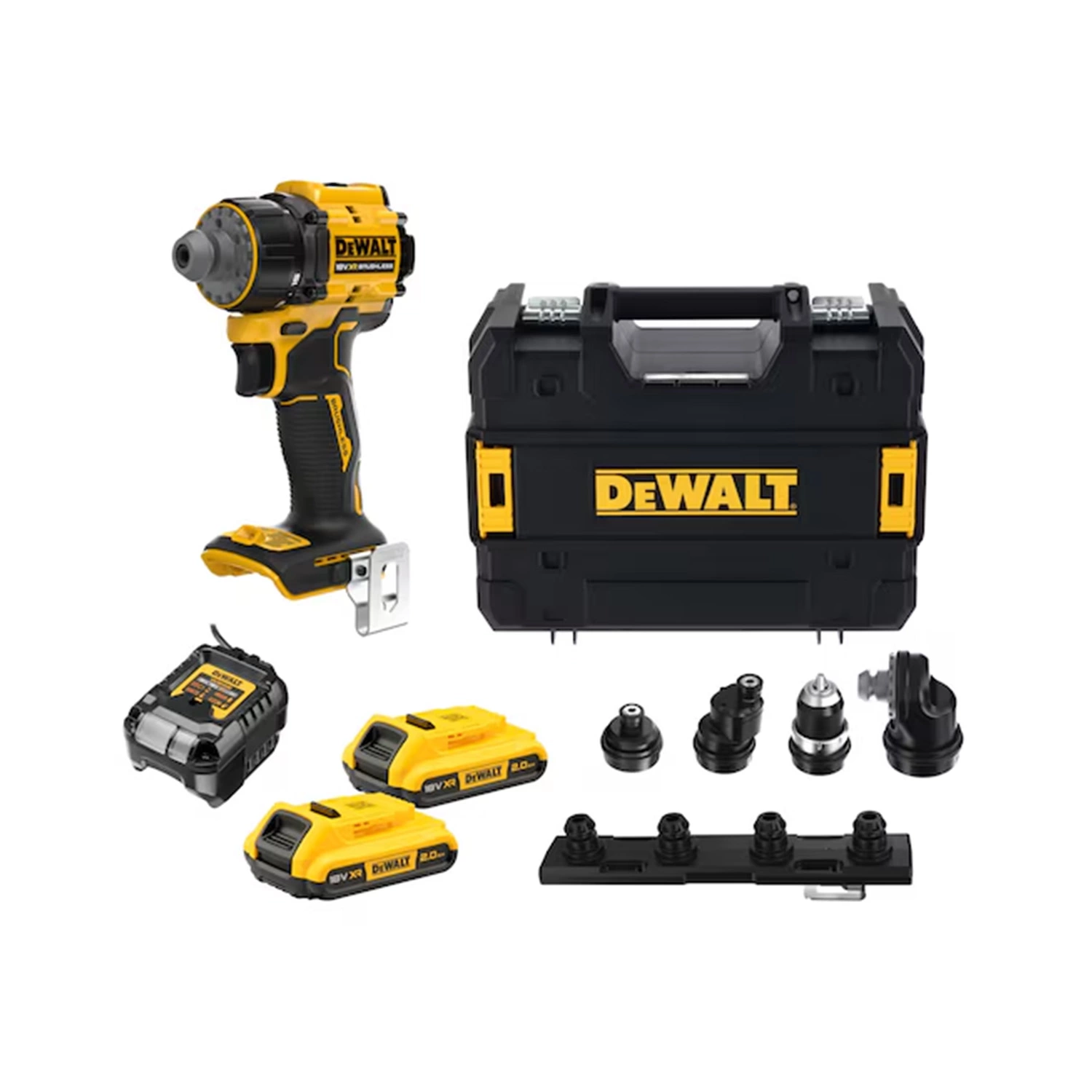 DeWALT DCD803D2T-QW​ 18V XR Accu Schroef-/boormachine Set (2x 2.0Ah Accu & Lader)