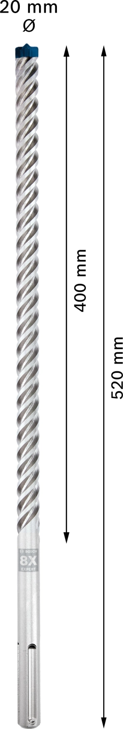 Bosch 2608900229 EXPERT Hamerboor SDS Max-8X - 20x400x520mm thumbnail 4