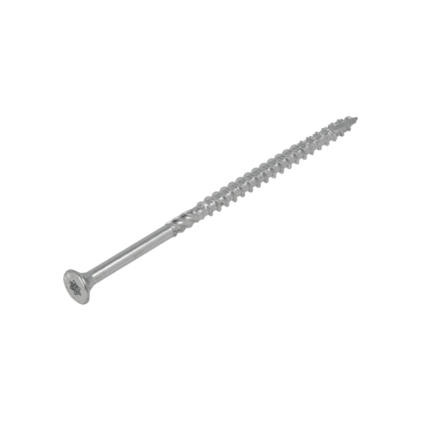 DynaPlus 0281.01.50801 Constructieschroef - TX30 - 6.0 X 120/70mm - Platkop - Deeldraad - Verzinkt (100st) - Detailed view of the product
