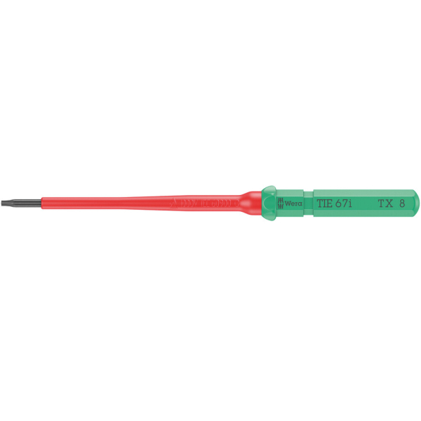 Wera 05006532001 Kraftform Kompakt VDE Wisselkling 67 I TORX Take It Easy, TX 8 X 157 Mm