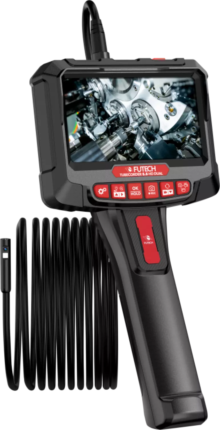 FUTECH Tubecorder 5.5 Dual Inspectiecamera - 5mm X 5m