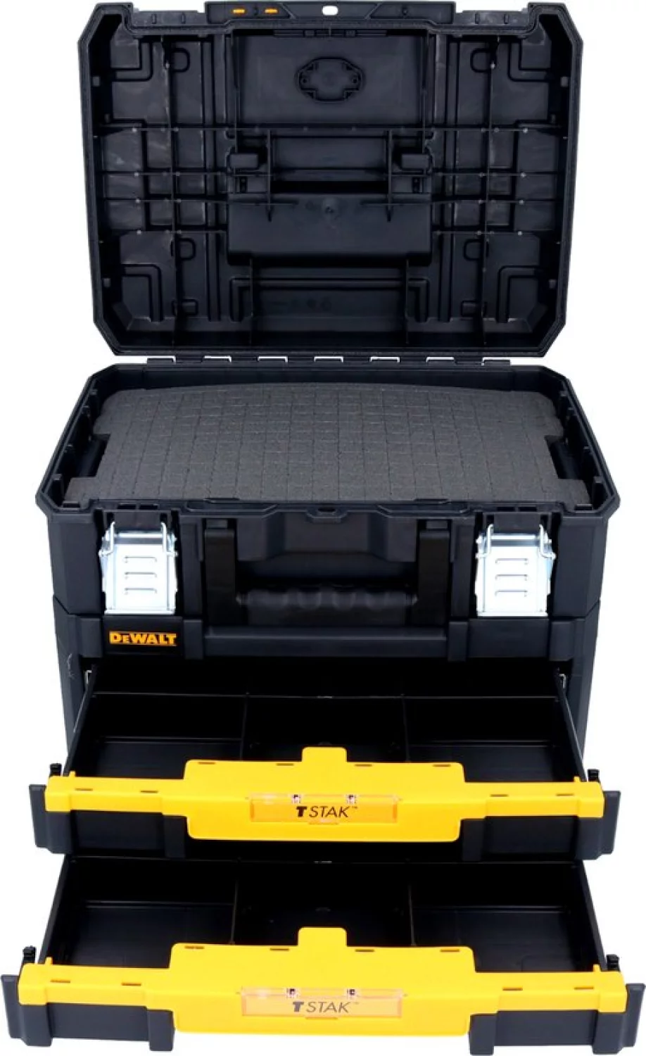 DeWALT DWST83395-1 TSTAK-Box II Combokit Gereedschapskoffer Met Twee Ondiepe Lades thumbnail 2