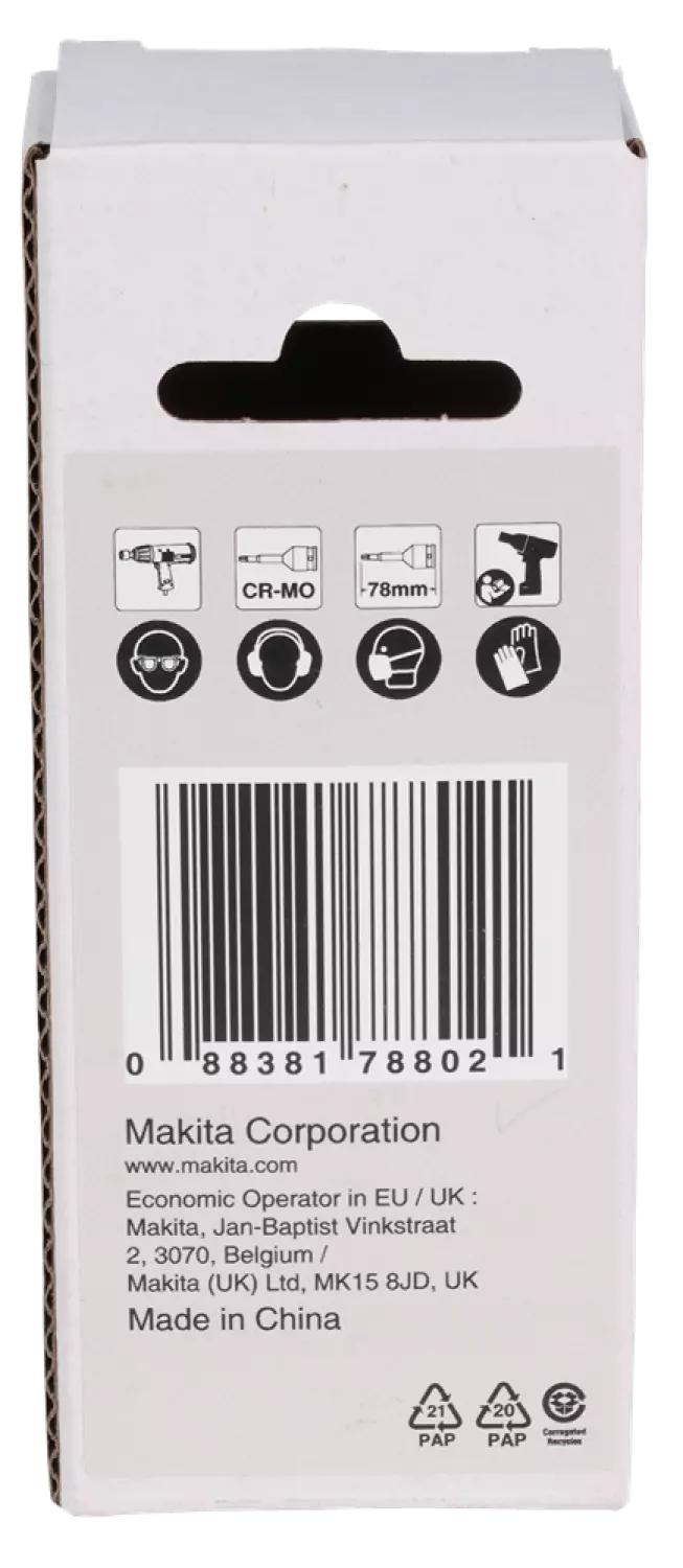 Makita E-19853 Slagschroefbit T60x78mm - Impact Black - 1/2"VK thumbnail 4